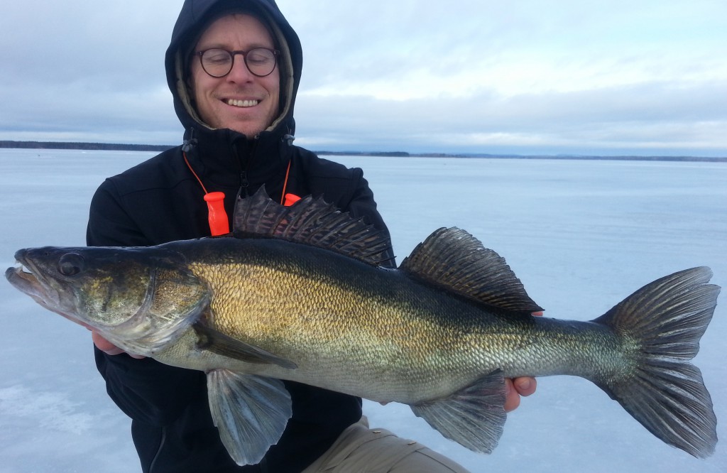 Fin gös! Ismete & fiskeguidning med fiskeguide Mikael Puhakka www.fishguide.se